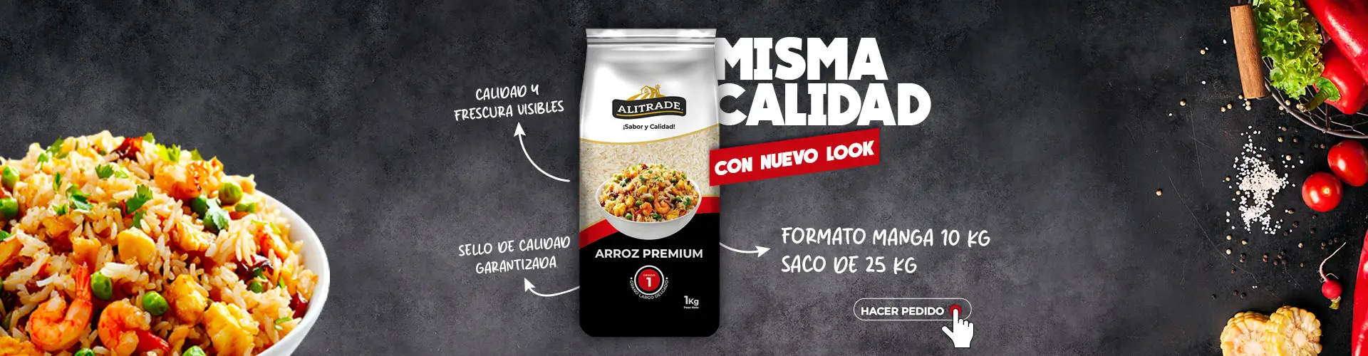Arroz premium Alitrade