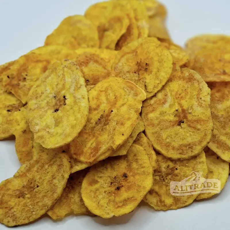 chips de platano verde frito Plátano Verde Frito Salado Alitrade al mayor