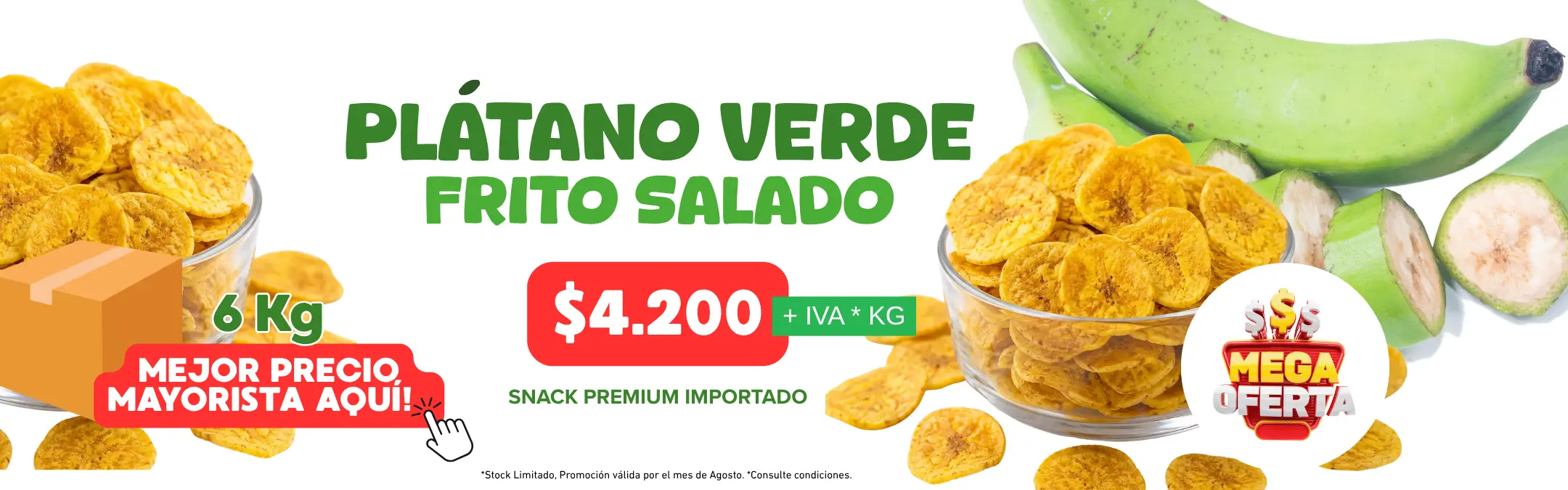 PLATANO FRITO SALADO